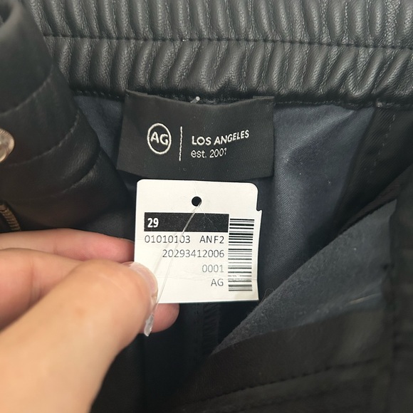 Black faux leather pants - Picture 4 of 5